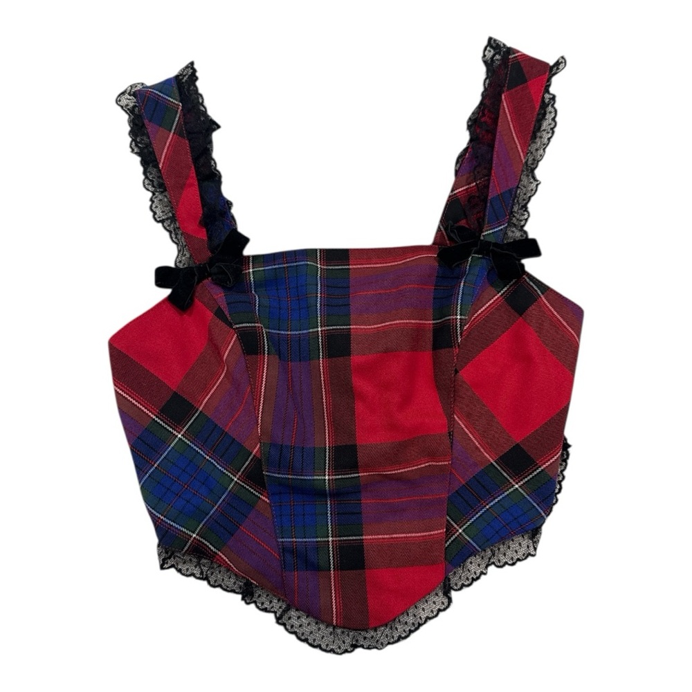 Women’s Kimchi Blue red‎ crop top